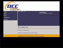 Tablet Screenshot of dcclogistics.com